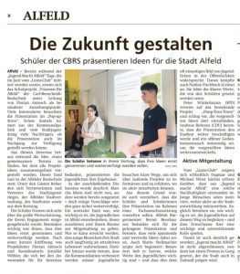 Die Zukunft gestalten: Schülerinnen und Schüler präsentieren Visionen für Alfeld
